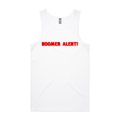 BOOMER ALERT - AS Colour - Men's Lowdown Singlet Thumbnail