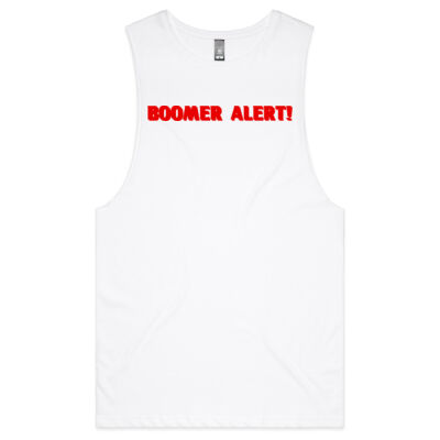 BOOMER ALERT - AS Colour - Barnard Tank Top - Muscle Tee Thumbnail