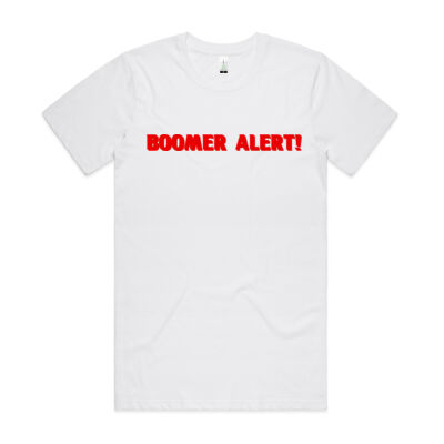 BOOMER ALERT - AS Colour - Organic Cotton Unisex Tee Thumbnail
