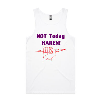 NOT TODAY KAREN! RANGE - AS Colour - Men's Lowdown Singlet Thumbnail