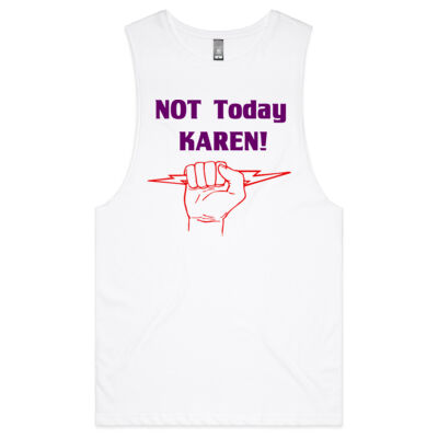 NOT TODAY KAREN! RANGE - AS Colour - Barnard Tank Top - Muscle Tee Thumbnail