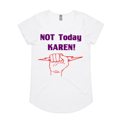 NOT TODAY KAREN! RANGE - AS Colour - Women's 'Mali' Scoop Tee Thumbnail