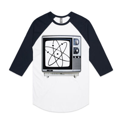 ATOMIC TV RANGE - AS Colour - 3/4 Raglan Baseball Sleeve Tee Thumbnail