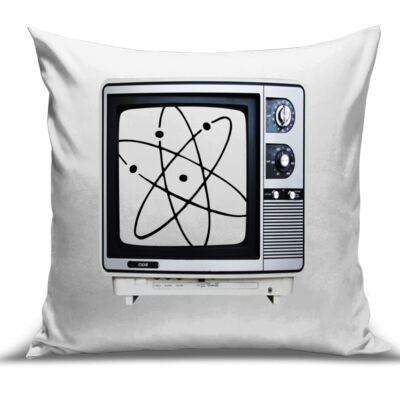 ATOMIC TV RANGE - Cushion Cover - 100% Linen Thumbnail