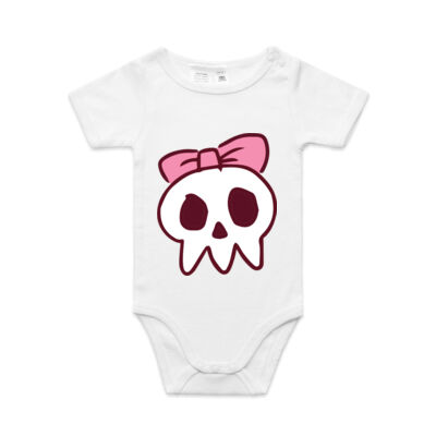 CANDY SKULL RANGE - AS Colour - Baby 'Mini-me' Onesie Romper Thumbnail