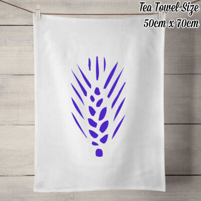 RUSTIC FARMHOUSE BLUE PINEAPPLE SERIES TEA LINEN TEA TOWEL - 100% Linen Tea Towel - Off White Thumbnail