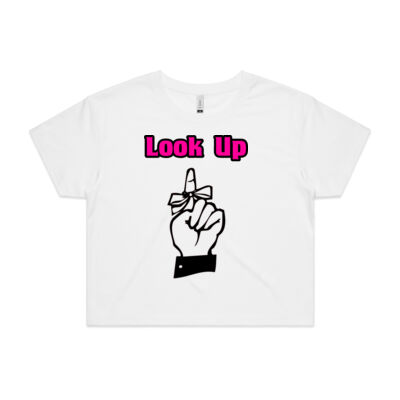 LOOK UP SERIES - WOMEN'S TEES - AS COLOUR - Women's Crop Tee Thumbnail