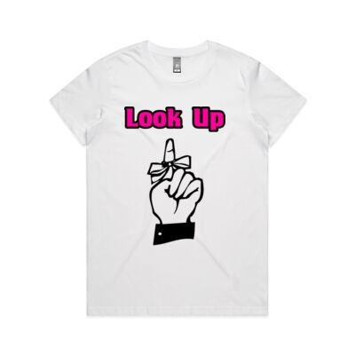 LOOK UP SERIES - WOMEN'S TEES - AS Colour - Women's Maple Crew Tee (Regular Fit) Thumbnail