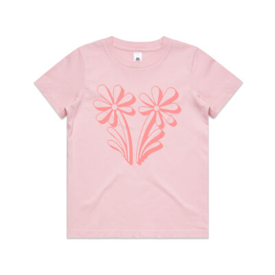 PINK DAISY SERIES - AS Colour - Kids Youth Tee Thumbnail