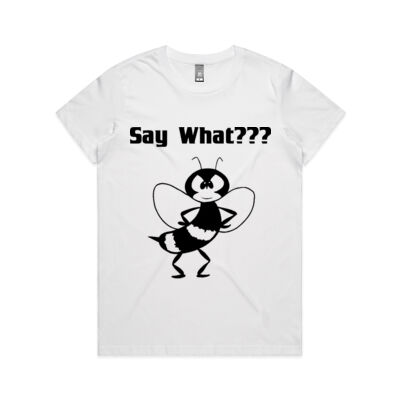 SAY WHAT??? SERIES - TEES - AS Colour - Women's Maple Crew Tee (Regular Fit) Thumbnail